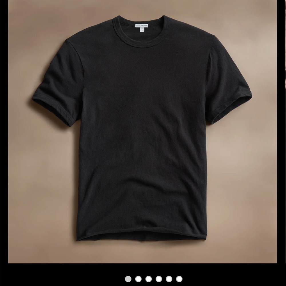 Pack of 2 James Perse Black Short Sleeve Tees: Sample sale New w/out tags